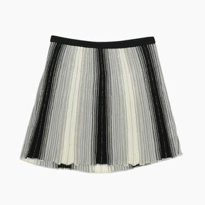 Missoni Black/ grey/ silver/ Cream Striped Mini Skirt - size 40